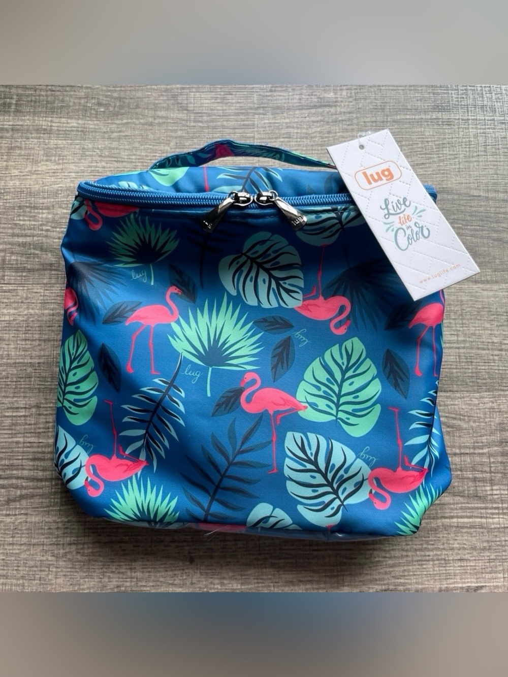 Lug Dolly Flamingo Blue NWT